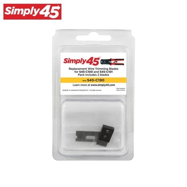 Simply45 Replacement Blades for RJ45 Crimp Tools- 1set of 2 blades - Bag SIM-S45-C190
